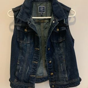 Jeans vest large